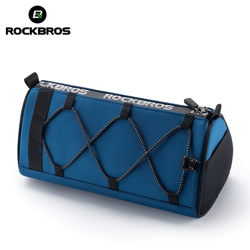 ROCKBROS Bicycle Front Handlebar Bag 1.5L Reflective MTB Road Bike Cycling Bag - Image 2