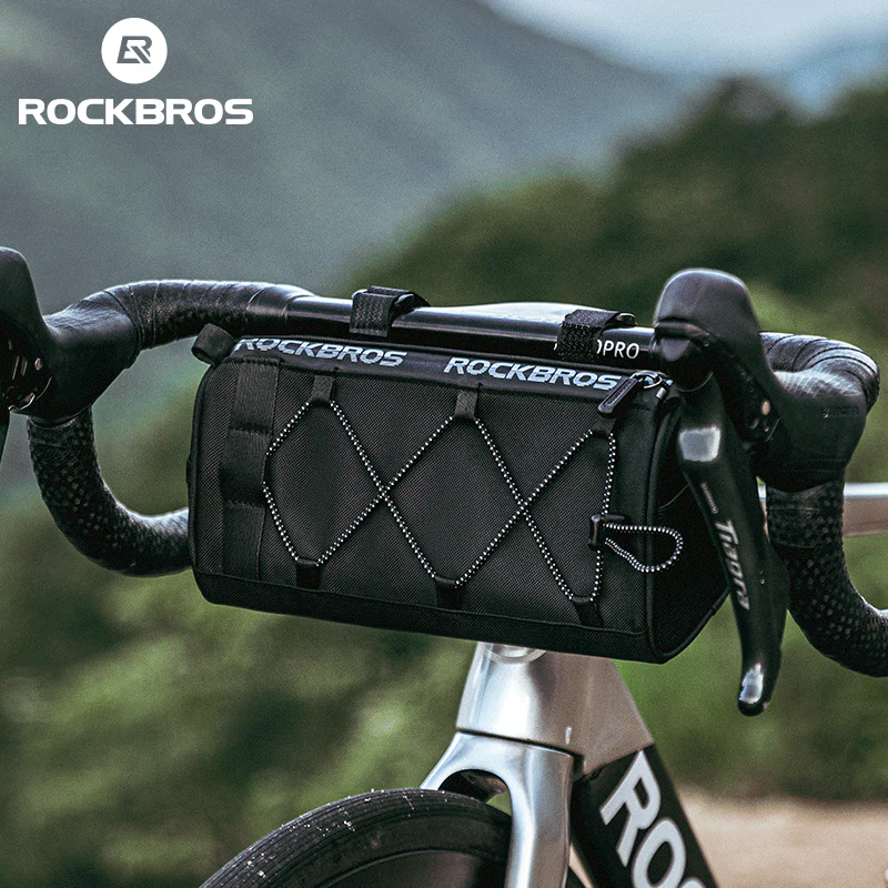 ROCKBROS Bicycle Front Handlebar Bag 1.5L Reflective MTB Road Bike Cycling Bag - Image 3