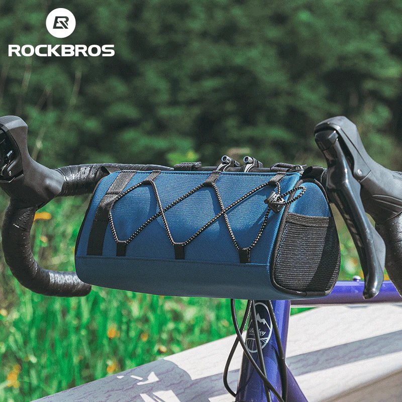 ROCKBROS Bicycle Front Handlebar Bag 1.5L Reflective MTB Road Bike Cycling Bag - Image 4