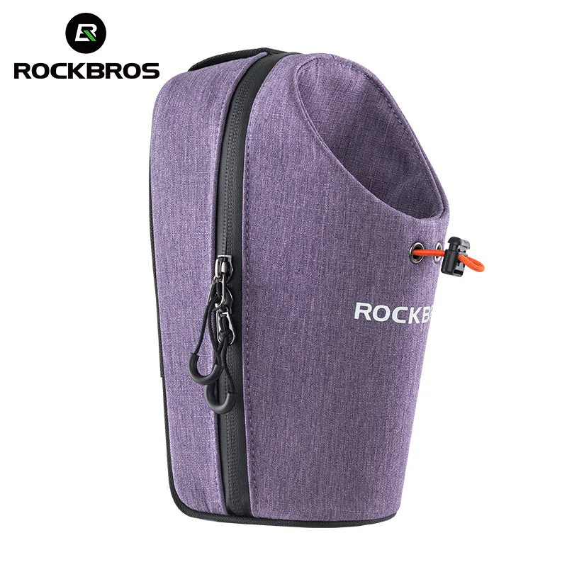 ROCKBROS Bicycle Handlebar Bag 1.5L Water Bottle Bag Folding Bike Front Bag - Image 15