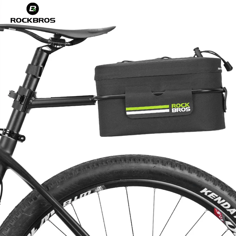 ROCKBROS Bicycle Rear Rack Pannier Bag 6L Waterproof Bike Trunk Bag Storage Bag - Image 3