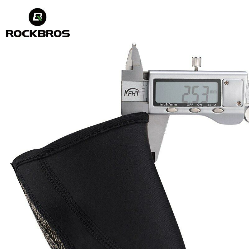 Rockbros Bicycle Riding Half Shoe Cover Windproof Wear-resistant And Warm Black - Image 6