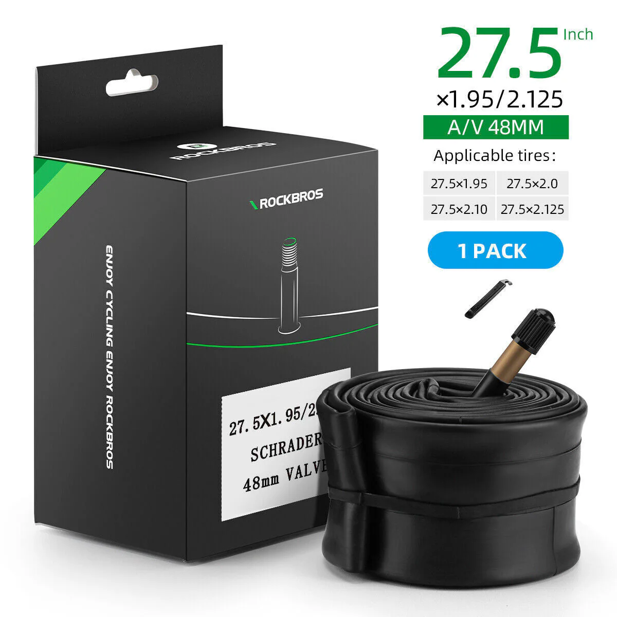 ROCKBROS Bicycle Tyre Tubes MTB Road Bike Inner Tubes - Image 12