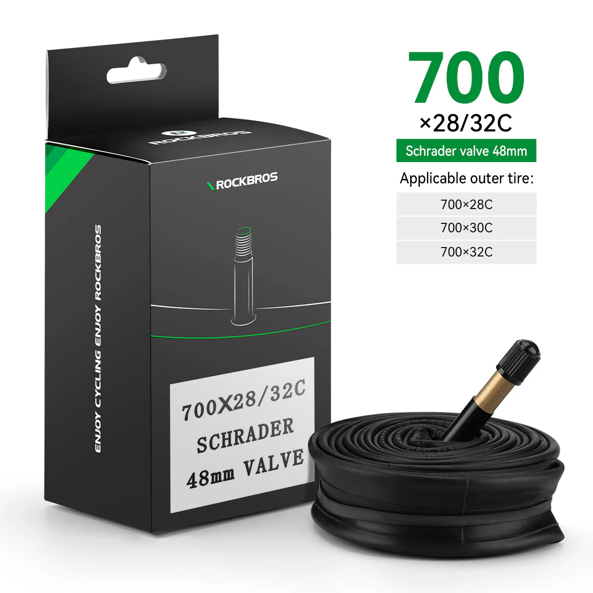 ROCKBROS Bicycle Tyre Tubes MTB Road Bike Inner Tubes - Image 16