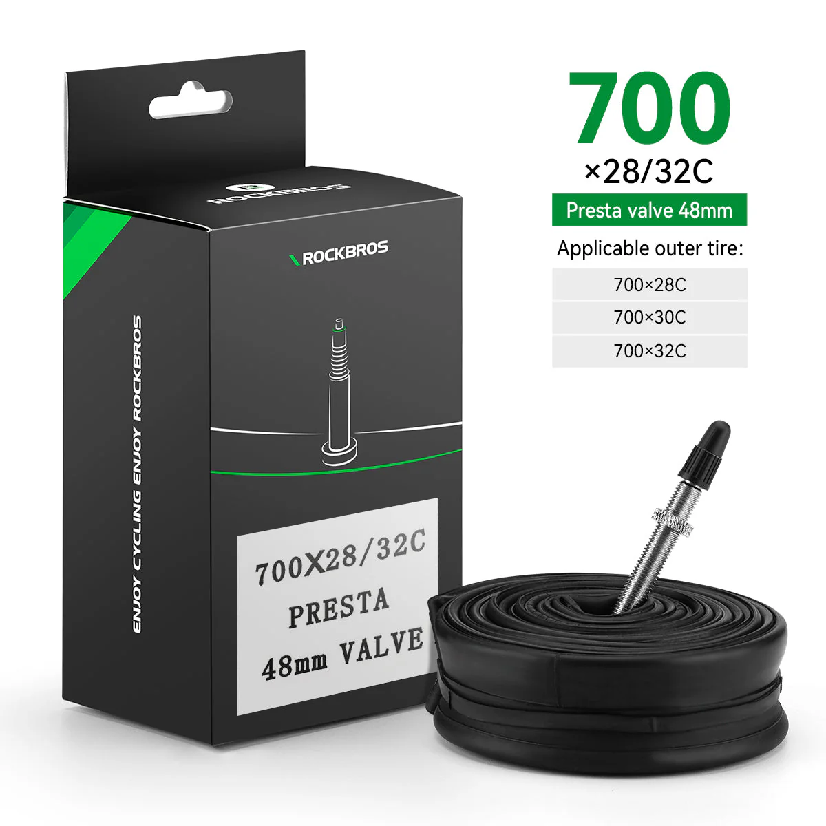 ROCKBROS Bicycle Tyre Tubes MTB Road Bike Inner Tubes - Image 17