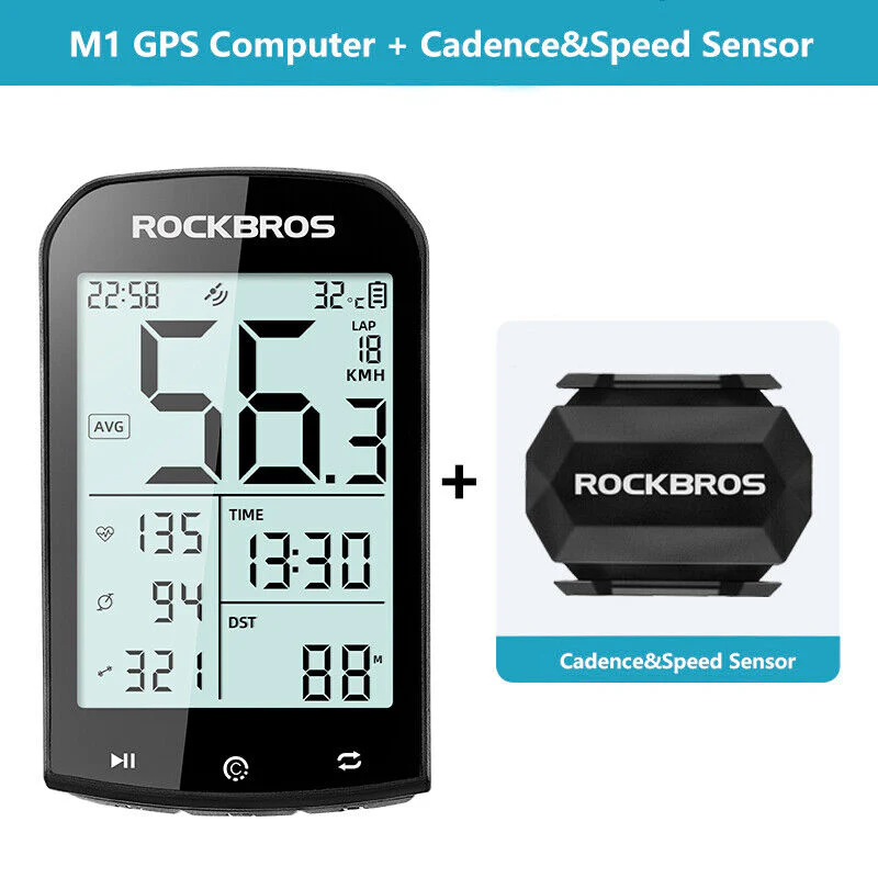 ROCKBROS Bike Computer ANT+ Bluetooth Waterproof GPS/BDS/Galileo Position System - Image 18