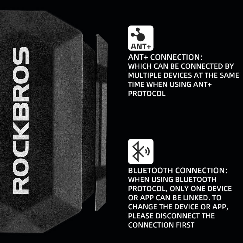 ROCKBROS Bike Computer ANT+ Bluetooth Waterproof GPS/BDS/Galileo Position System - Image 20