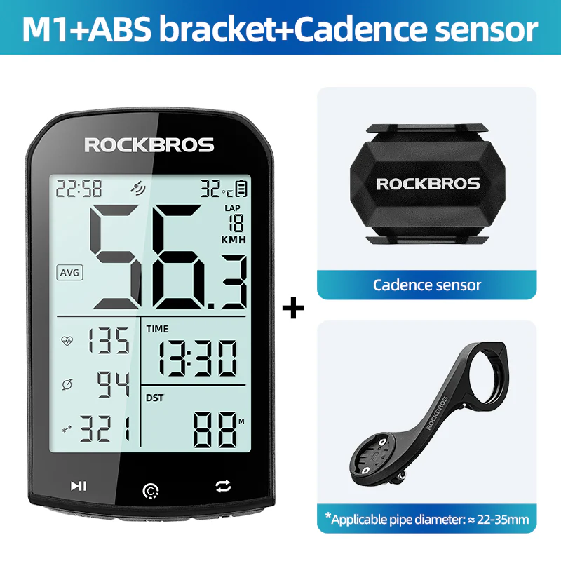 ROCKBROS Bike Computer ANT+ Bluetooth Waterproof GPS/BDS/Galileo Position System - Image 32
