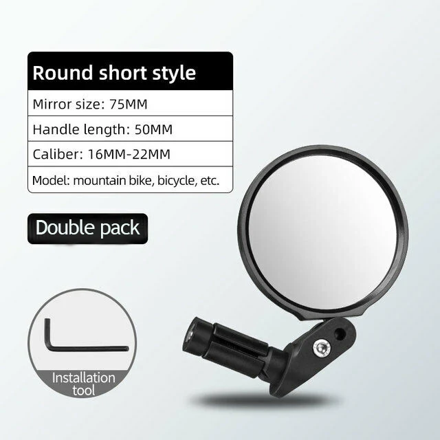 ROCKBROS Bicycle Bike Bar End Mirror Cycling Rearview - Image 10