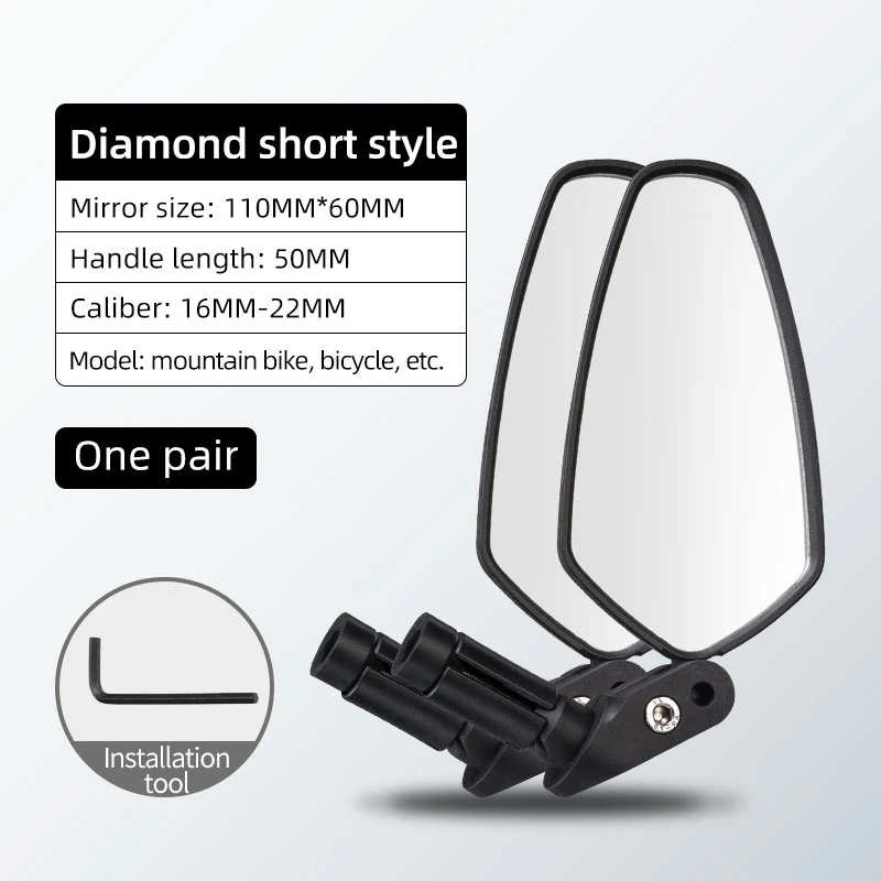 ROCKBROS Bicycle Bike Bar End Mirror Cycling Rearview - Image 12