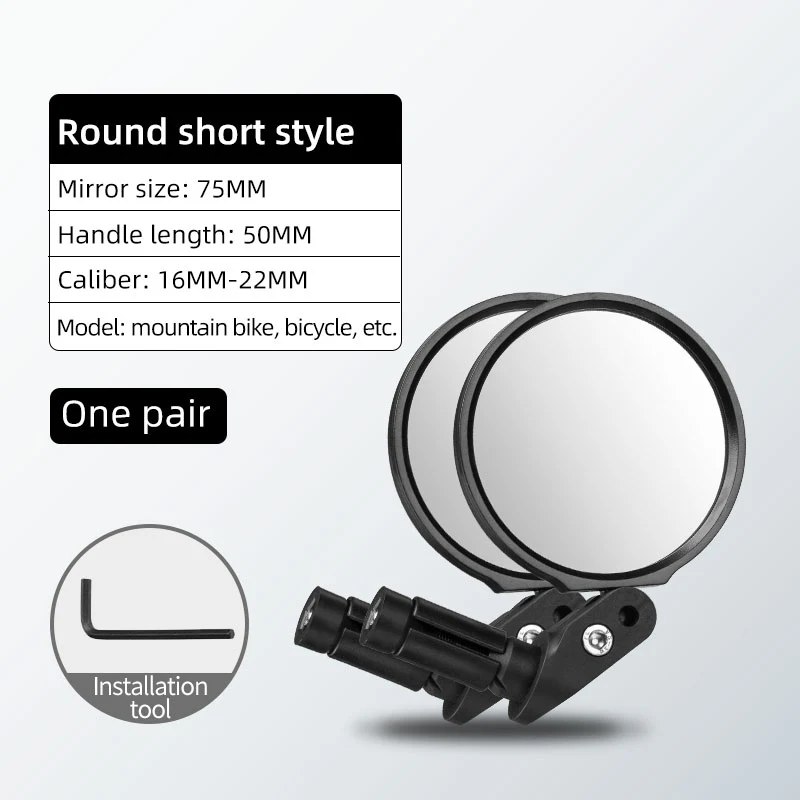 ROCKBROS Bicycle Bike Bar End Mirror Cycling Rearview - Image 13
