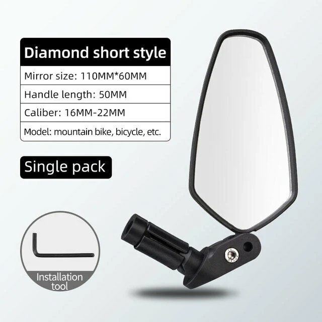 ROCKBROS Bicycle Bike Bar End Mirror Cycling Rearview - Image 7