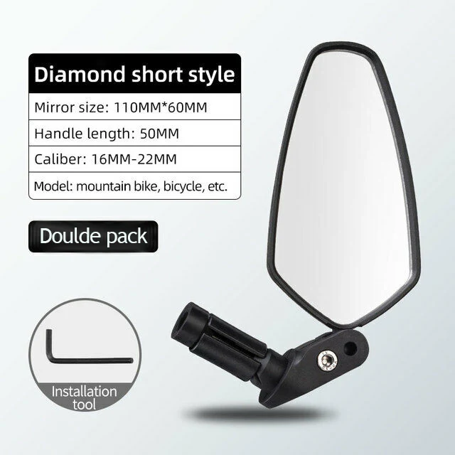 ROCKBROS Bicycle Bike Bar End Mirror Cycling Rearview - Image 8
