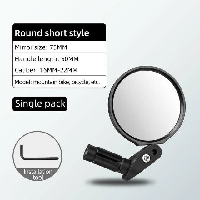 ROCKBROS Bicycle Bike Bar End Mirror Cycling Rearview - Image 9