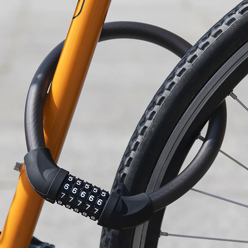 ROCKBROS Bike Lock 5 Digit Cable Lock Lightweight Bicycle Lock Combination Portable Lock - Image 2