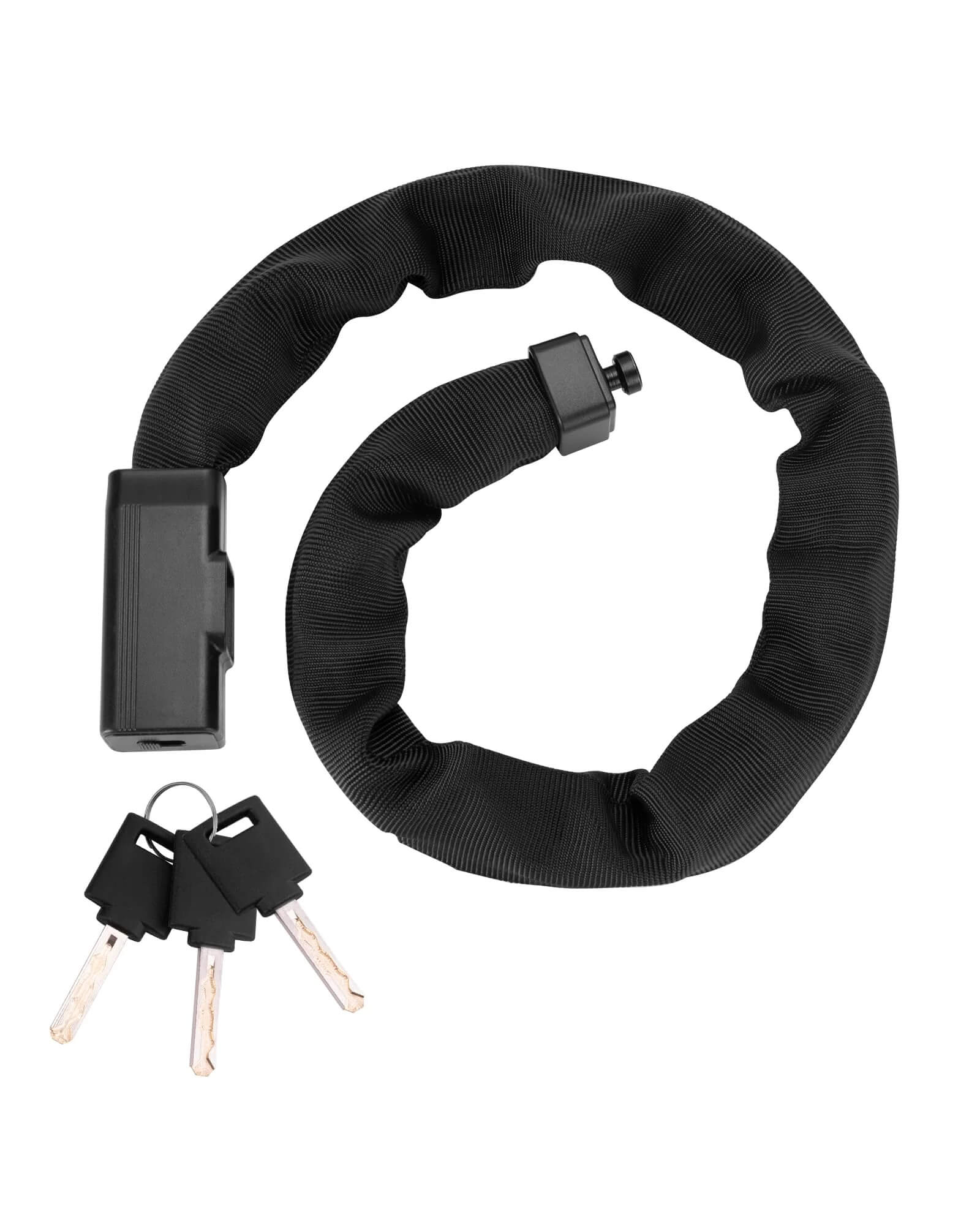 Heavy-Duty Bike Chain Lock High-Security Anti-Theft with 2 Keys