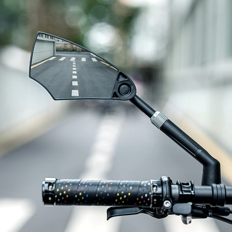 ROCKBROS Anti Glare Bike Handlebar Rear View Mirror 360° Rotation - Image 4