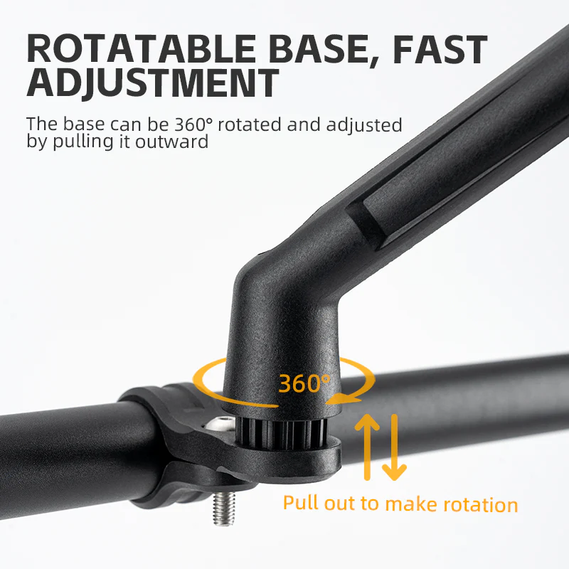 ROCKBROS Anti Glare Bike Handlebar Rear View Mirror 360° Rotation - Image 8