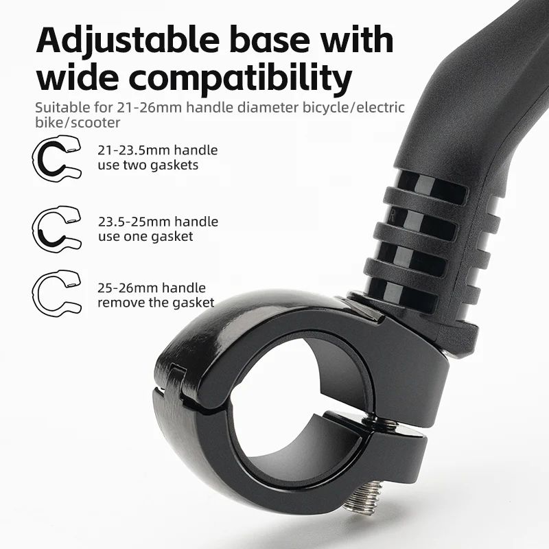 ROCKBROS Bicycle Cycling Rearview Mirror 360° Rotatable Bike Handlebar Mirror - Image 11