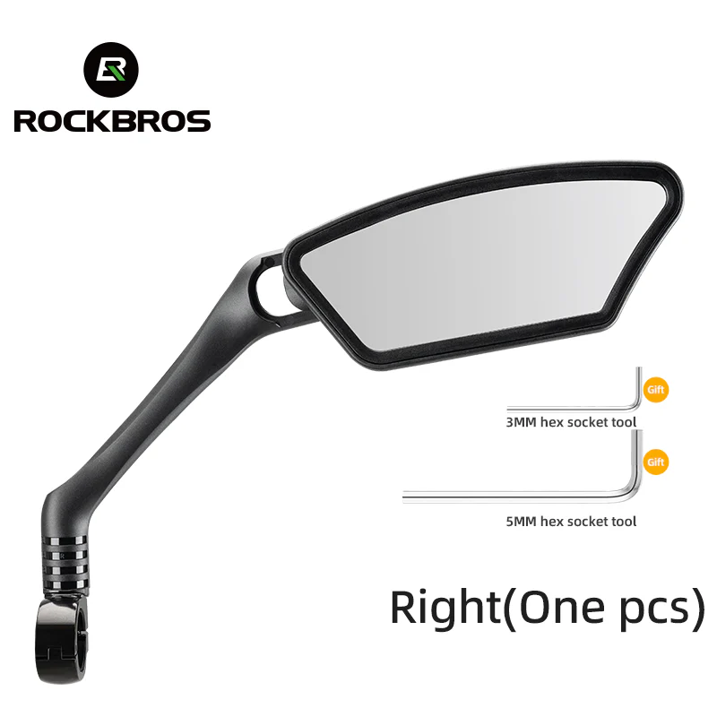 ROCKBROS Bicycle Cycling Rearview Mirror 360° Rotatable Bike Handlebar Mirror - Image 2