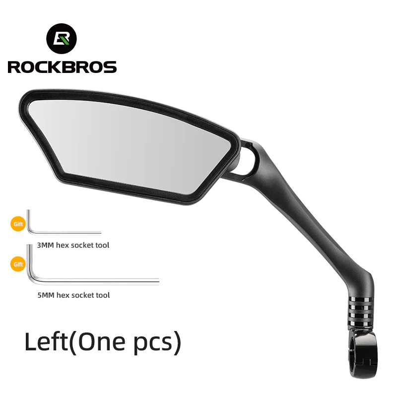 ROCKBROS Bicycle Cycling Rearview Mirror 360° Rotatable Bike Handlebar Mirror - Image 3