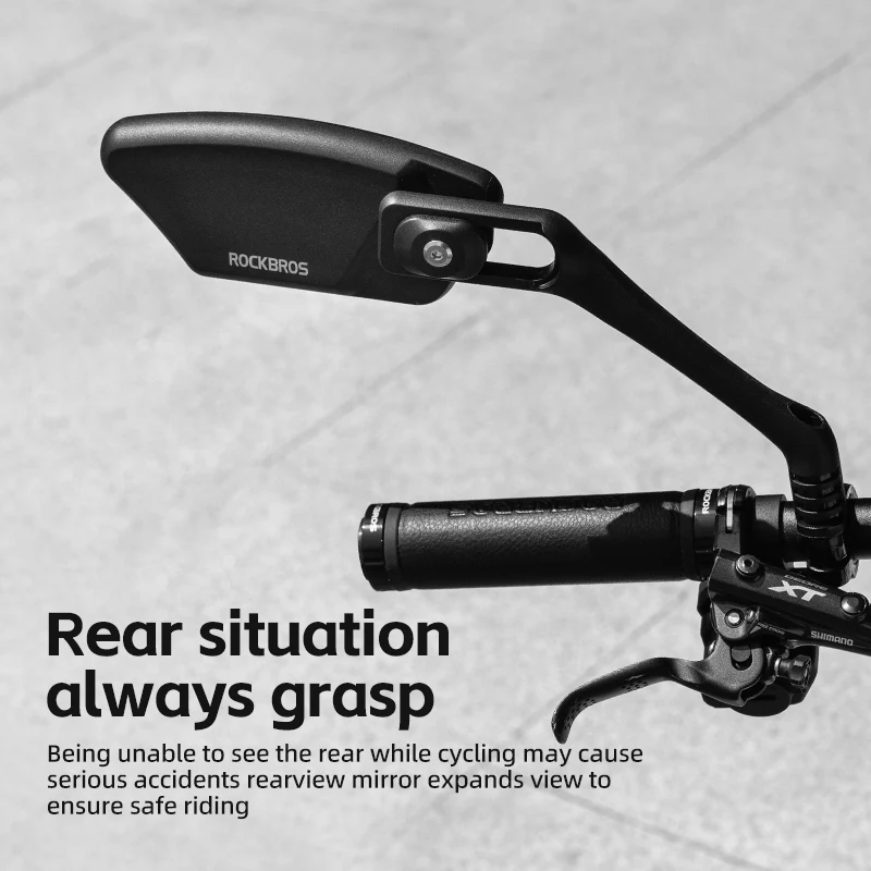 ROCKBROS Bicycle Cycling Rearview Mirror 360° Rotatable Bike Handlebar Mirror - Image 5