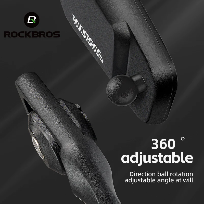 ROCKBROS Bicycle Cycling Rearview Mirror 360° Rotatable Bike Handlebar Mirror - Image 8