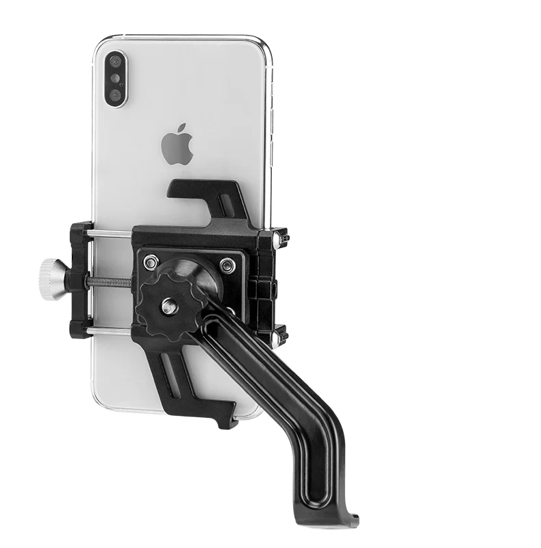 ROCKBROS Aluminium Bike Handlebar Phone Holder Adjustable - Image 11
