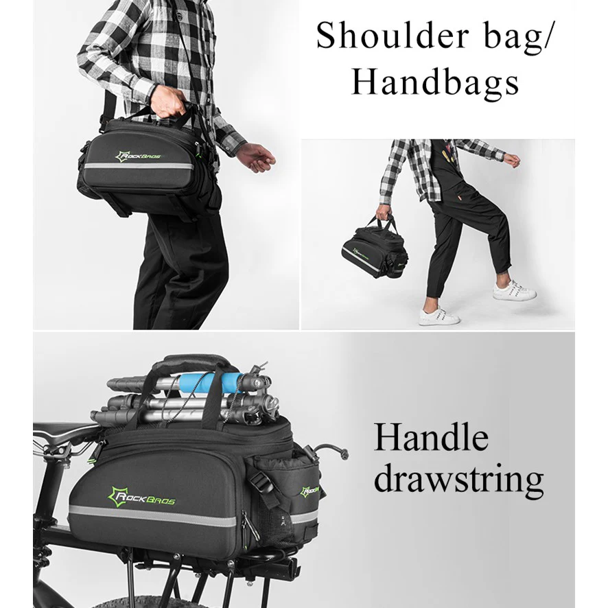 ROCKBROS Bicycle Pannier Bike Bag with Extendable Compartments - Image 10