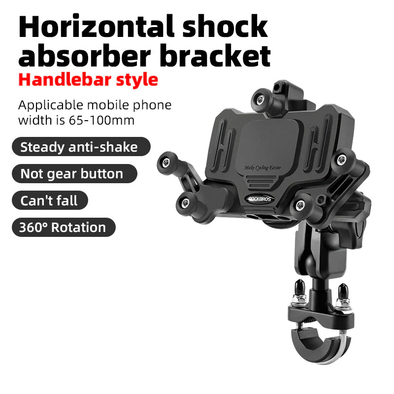 ROCKBROS Bike Phone Holder 360° Rotation Adjustable Phone Mount - Image 5