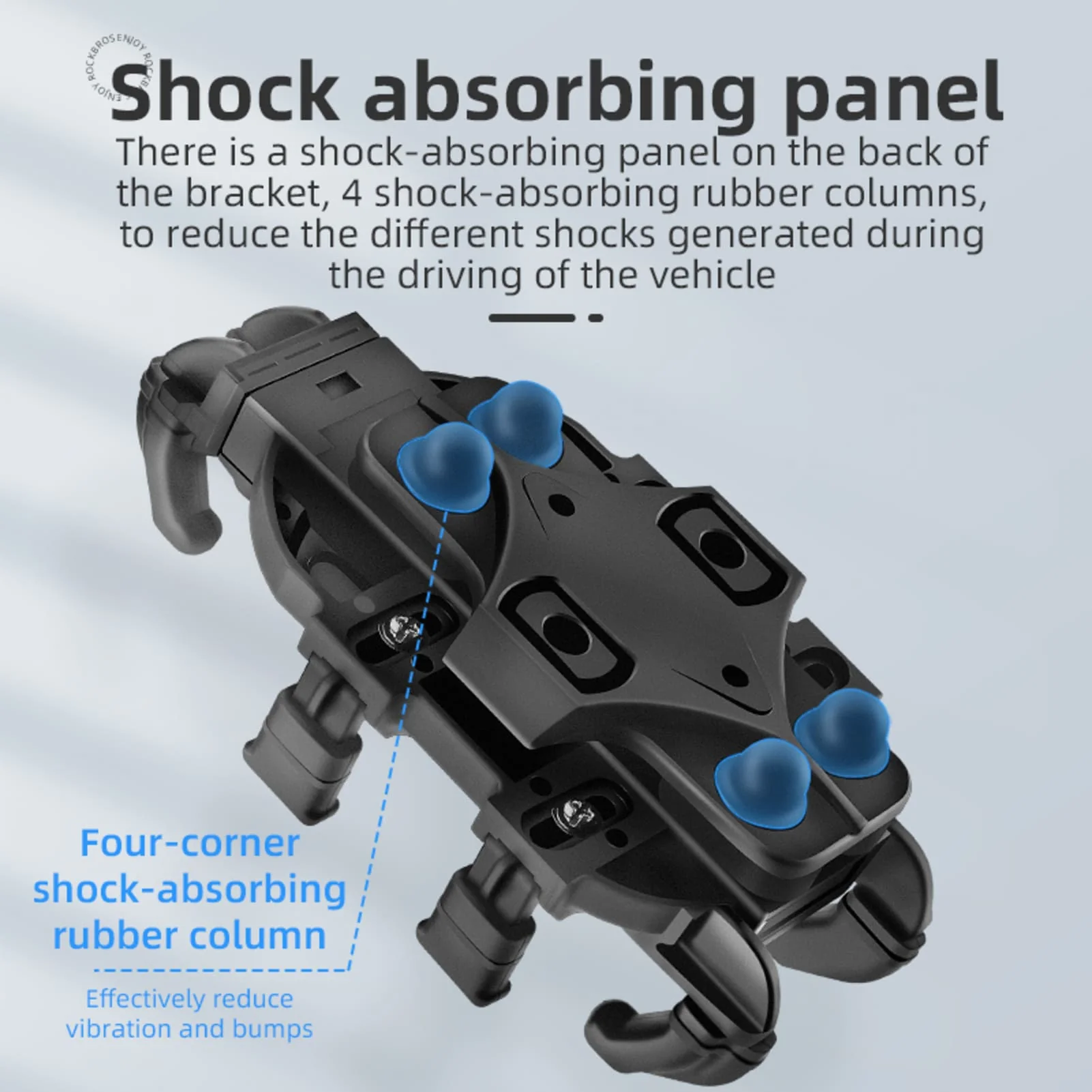 ROCKBROS Bike Phone Holder 360° Rotation Adjustable Phone Mount - Image 8