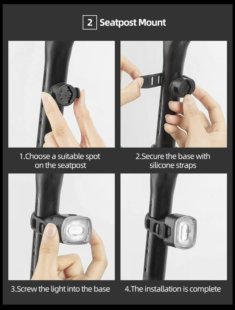 ROCKBROS Smart Bike Brake & Tail Light Q4 - Image 9