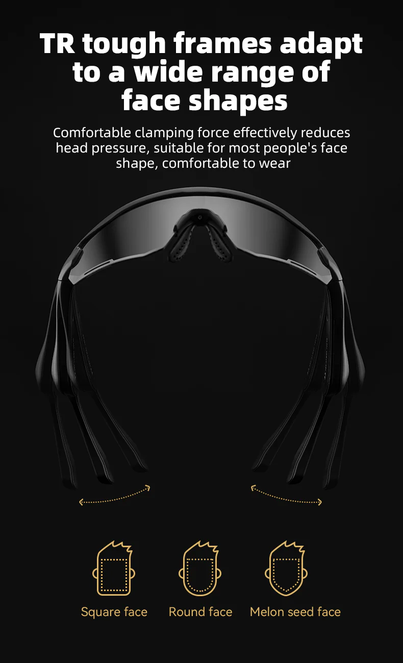 ROCKBROS Bluetooth Polarized Sunglasses Music Speaker Cycling Glasses Outdoor Sport - Image 20