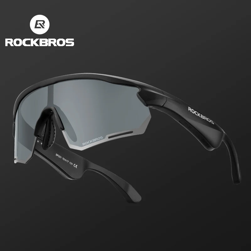 ROCKBROS Bluetooth Polarized Sunglasses Music Speaker Cycling Glasses Outdoor Sport - Image 9
