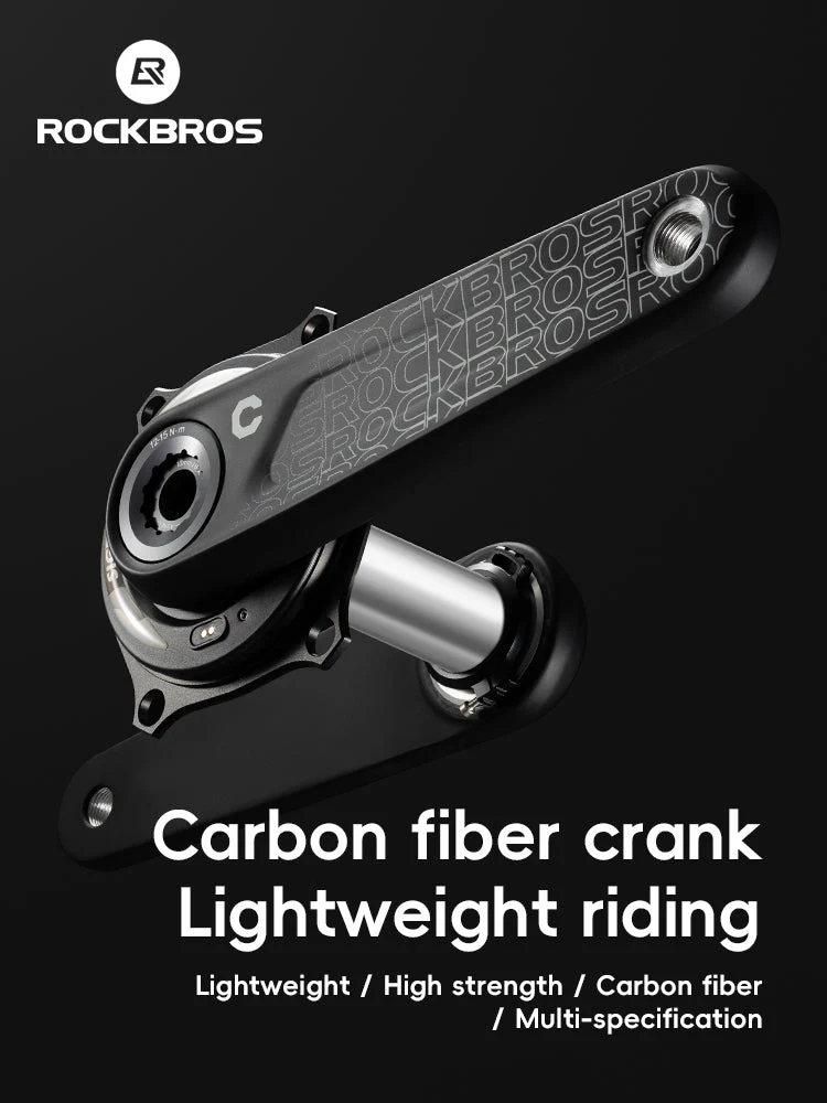 ROCKBROS Carbon Fiber Bike Crankset - Image 9