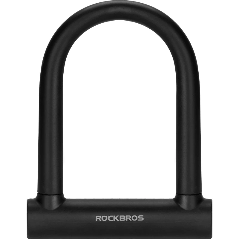 ROCKBROS Cycling Bicycle U Lock Anti-Theft Security Bike Cable Lock 3 Keys