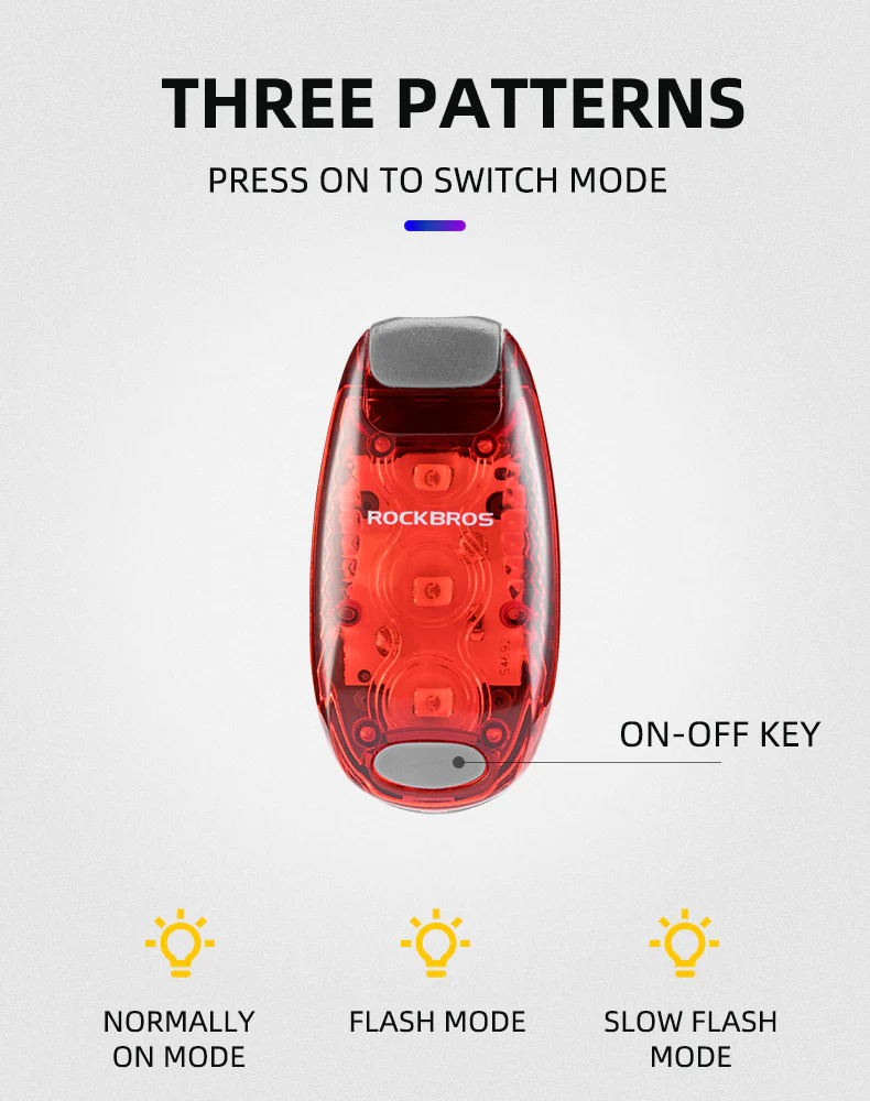 ROCKBROS Mini Red Tail Light ZPWD-1 - Image 7