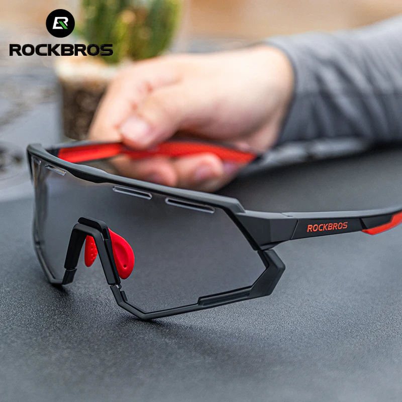 ROCKBROS Bicycle Cycling Sunglasses Polarized 2 Lens Interchangeable - Image 11