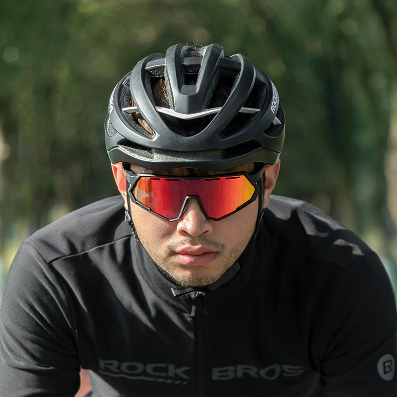 ROCKBROS Bicycle Cycling Sunglasses Polarized 2 Lens Interchangeable - Image 8