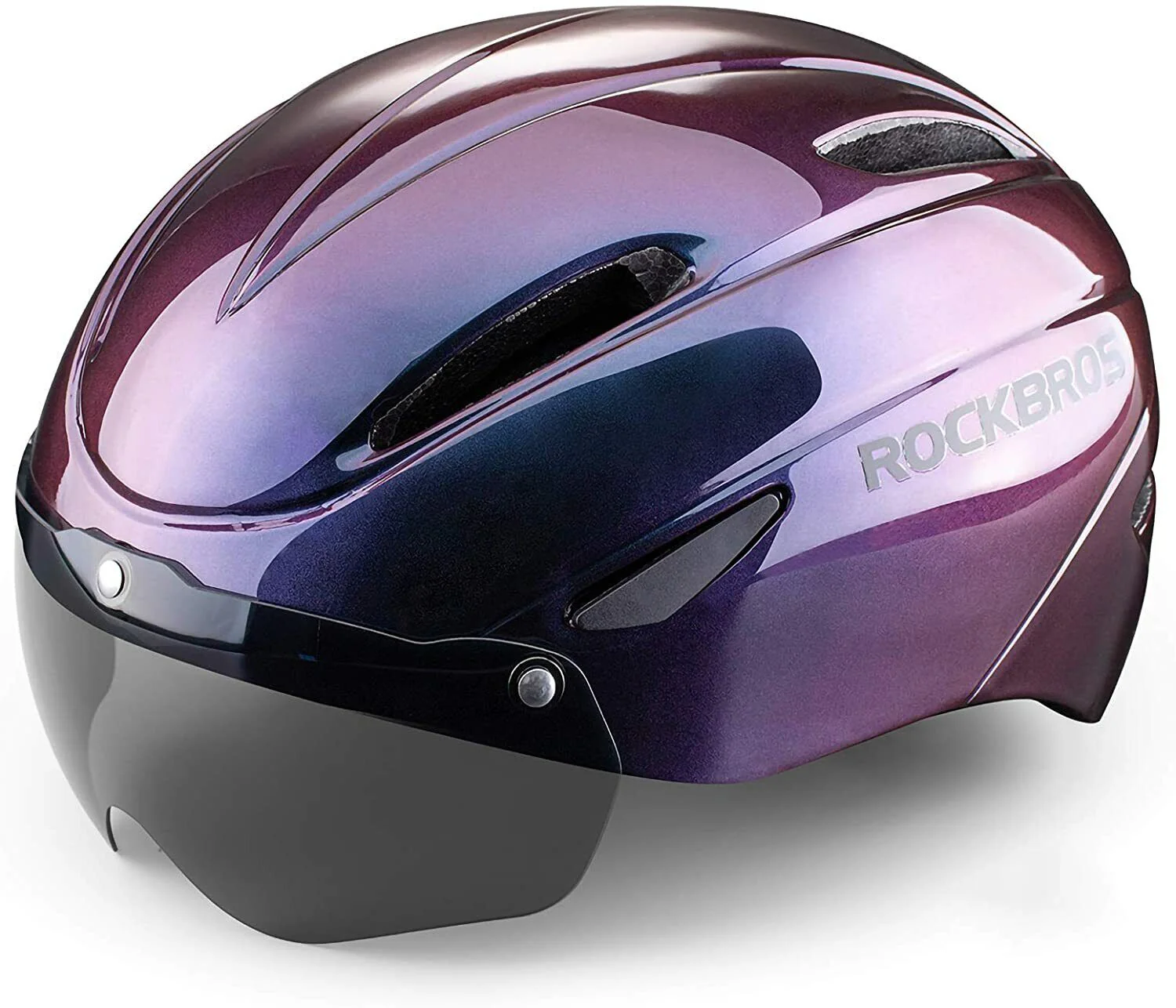 RockBros Cycling Helmet With Goggles LED Light Mountain Road Bike Bicycle Helmet - Image 3