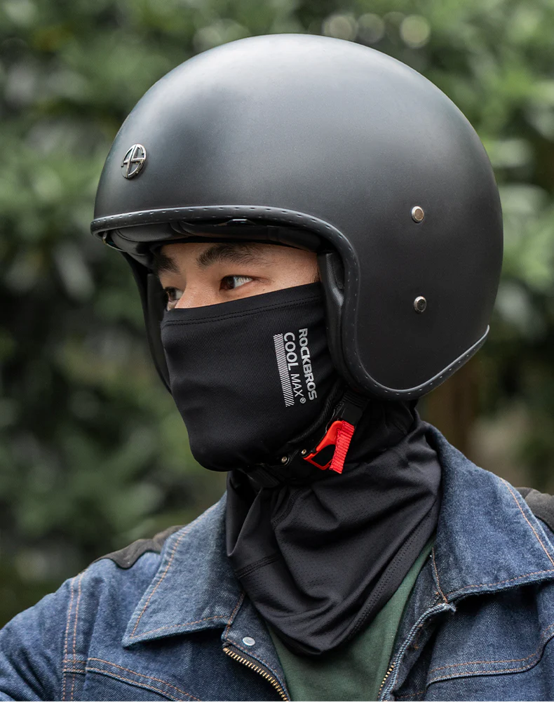 ROCKBROS Cycling Mask COOLMAX Fabric Summer Sun UV Protection Full Face Mask Balaclava Breathable Quick-drying Hiking Windproof Motorcycle Scarf - Image 16