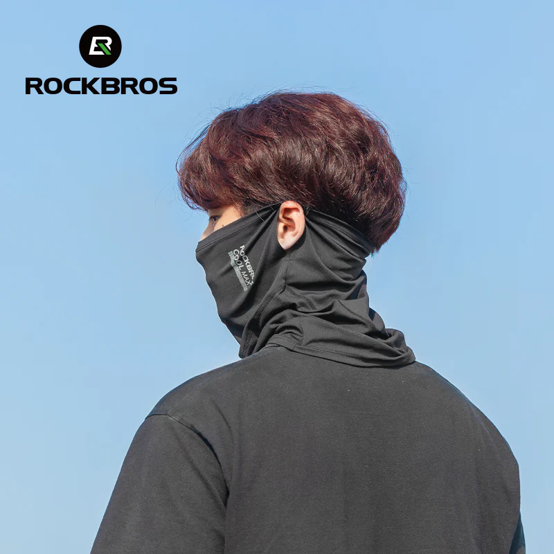 ROCKBROS Cycling Mask COOLMAX Fabric Summer Sun UV Protection Full Face Mask Balaclava Breathable Quick-drying Hiking Windproof Motorcycle Scarf - Image 2
