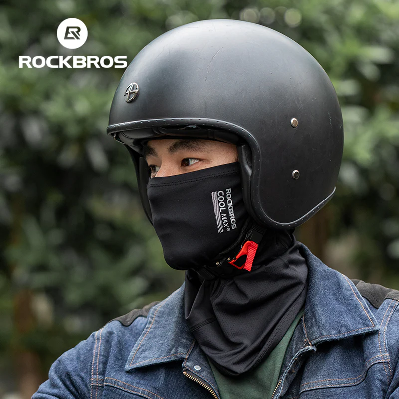 ROCKBROS Cycling Mask COOLMAX Fabric Summer Sun UV Protection Full Face Mask Balaclava Breathable Quick-drying Hiking Windproof Motorcycle Scarf - Image 6