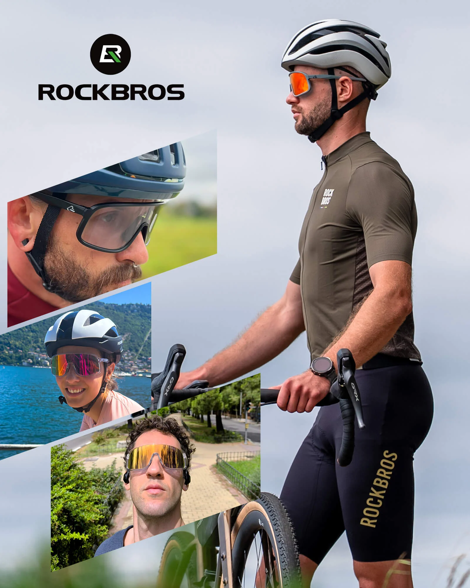 ROCKBROS Cycling Sunglasses Photochromic Sports Glasses UV400 - Image 14