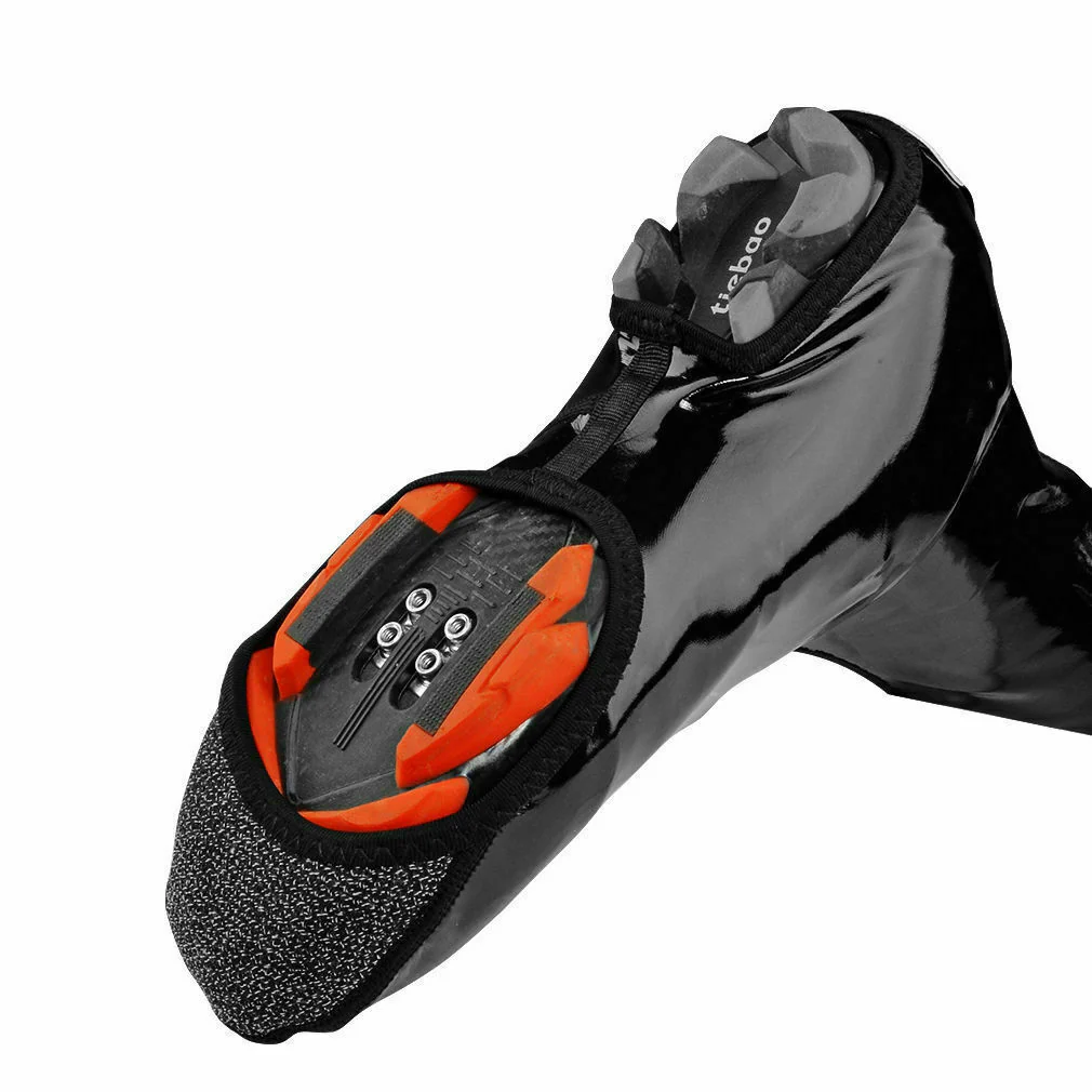 ROCKBROS-Cycling Thermal Skiing Shoe Cover Rainproof PU Protective Overshoes - Image 4