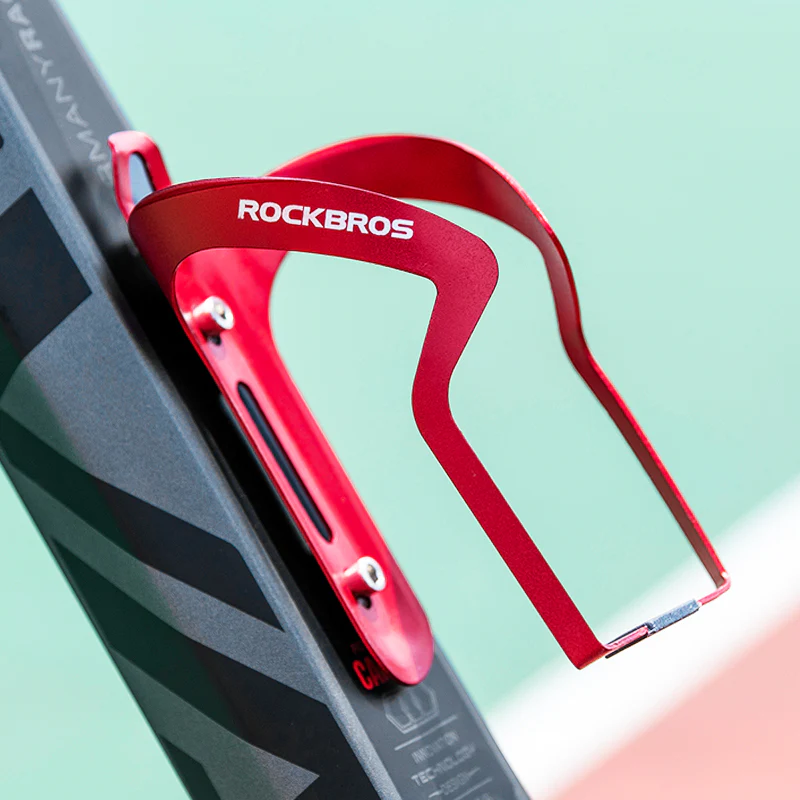 ROCKBROS Cycling Water Bottle Cage Aluminum Alloy Bike Water Bottle Holder Bracket - Image 4