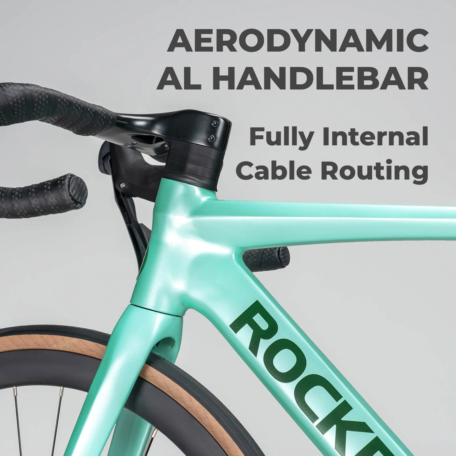 ROCKBROS FLR-W3 700C Road Bike Green Gradient - Image 4