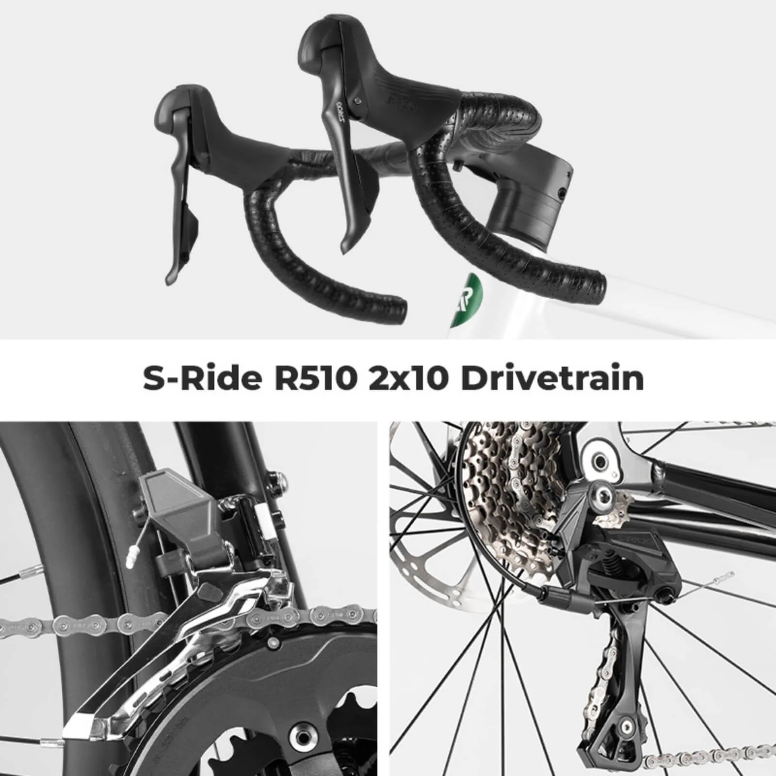 ROCKBROS FLR-W3 Road Bike 700C 10 Speed Aluminium Alloy - Image 11