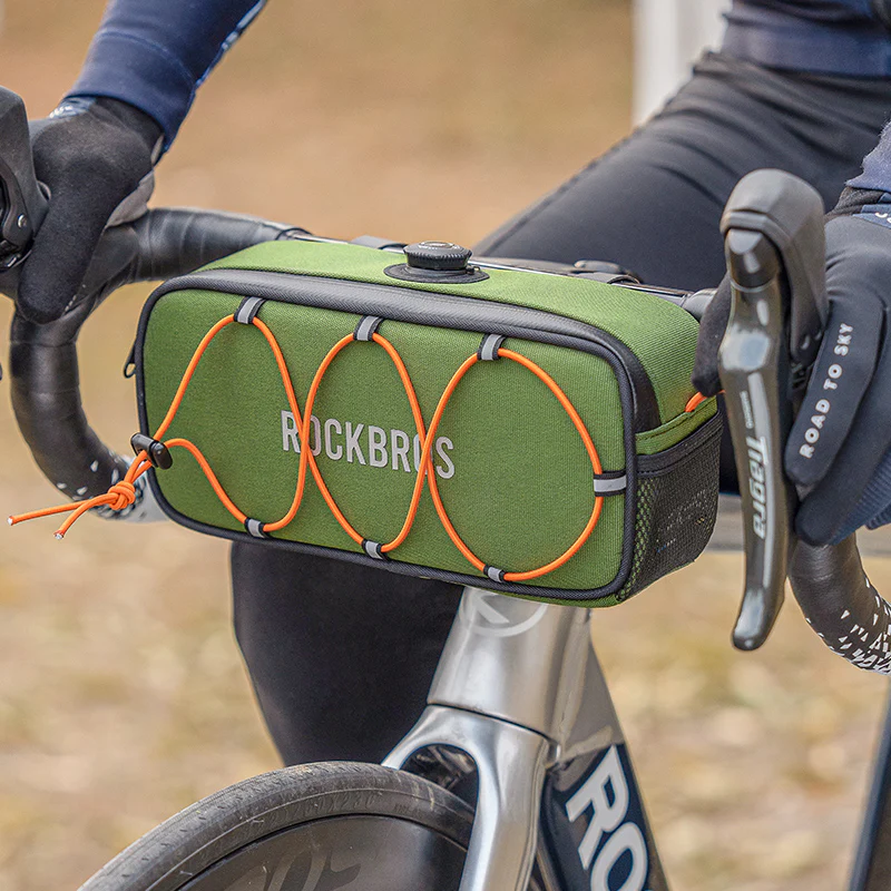 【ROAD TO SKY】 ROCKBROS Deluxe Large Handlebar Bag Cycling Front Frame Bag in Various Colours - Image 4