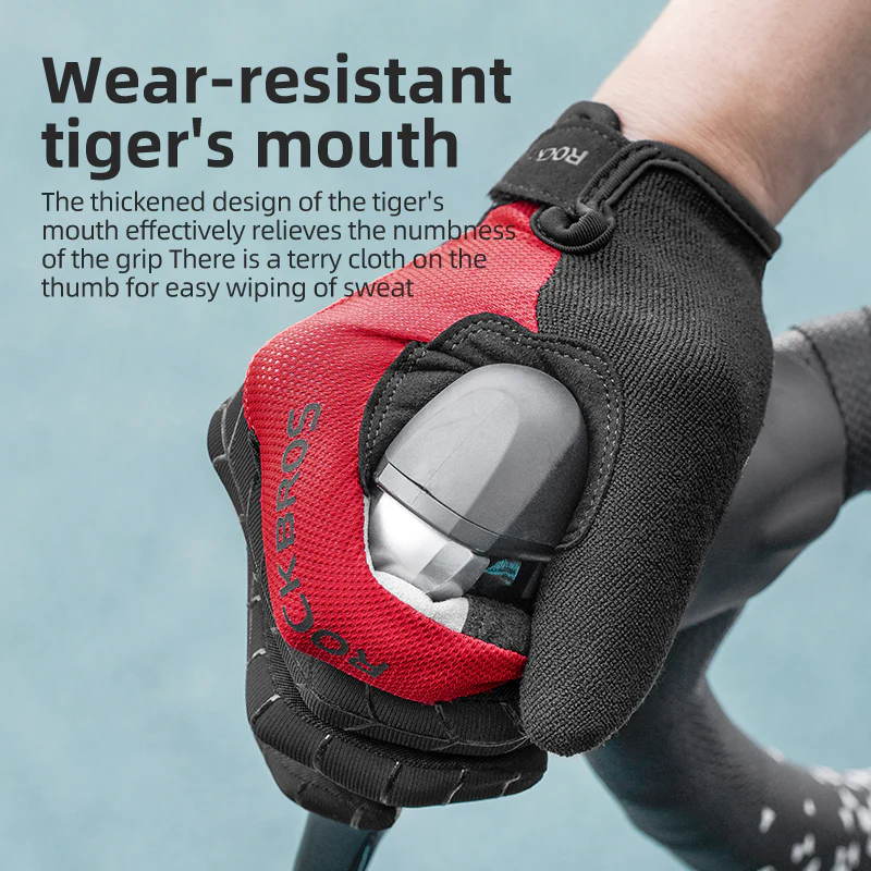 Full Finger Cycling Gloves Touchscreen Gloves - Image 9